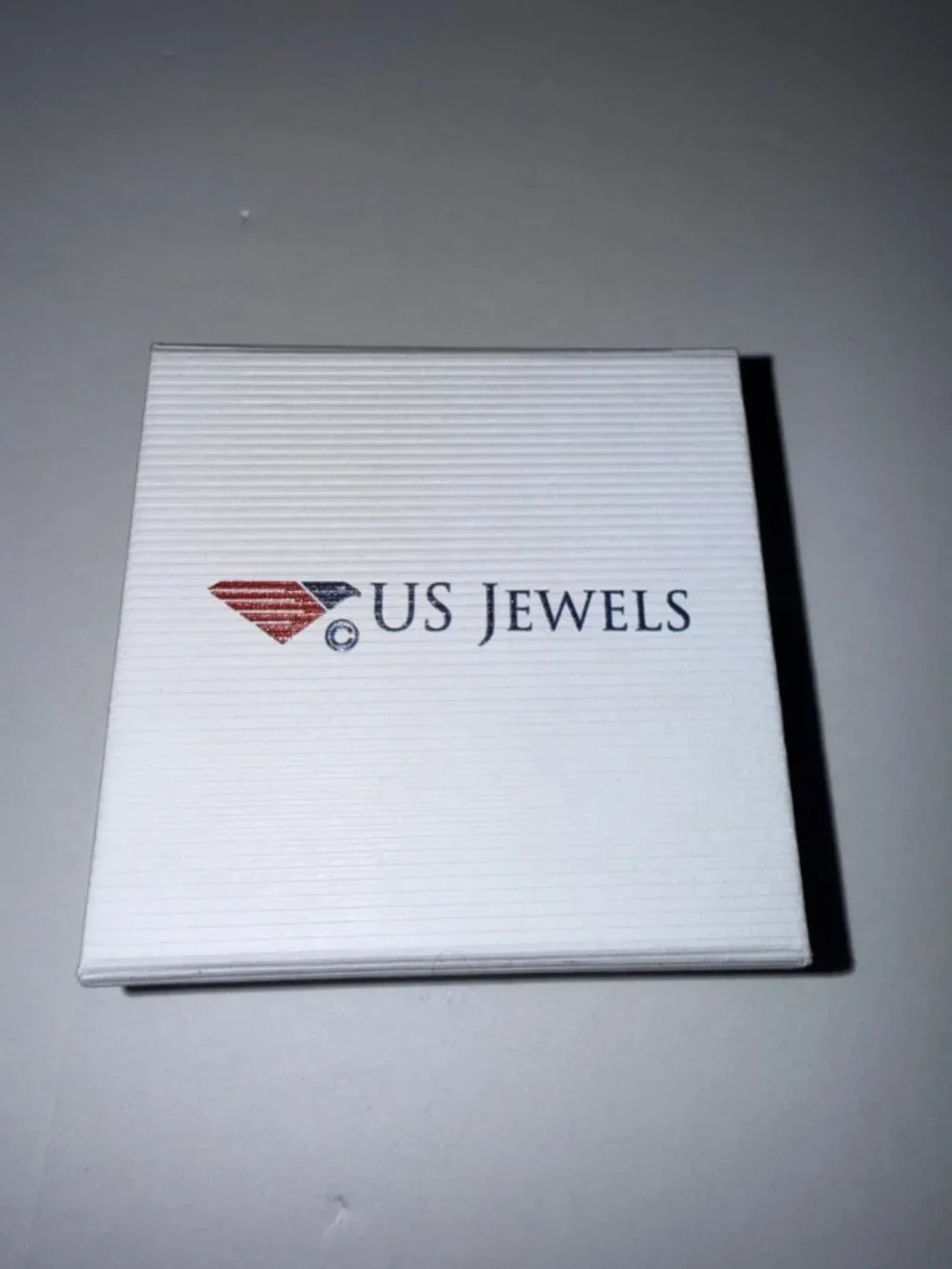 US Jewels Polished Cross Pendant Silver Tone Sealed with Gift Box Pendant Only